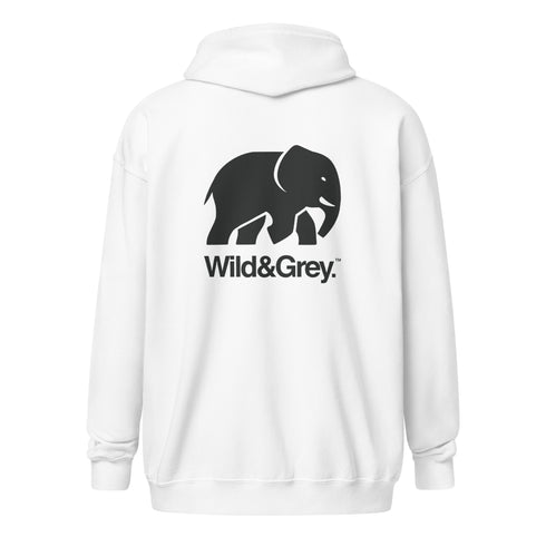 Elephant Conservation - Full Zip Womens Hoodie